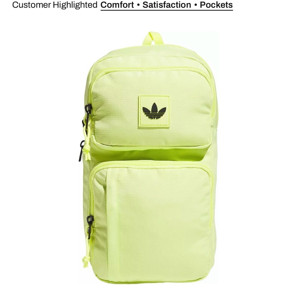 adidas Neon Lime Backpack Sling Bag
